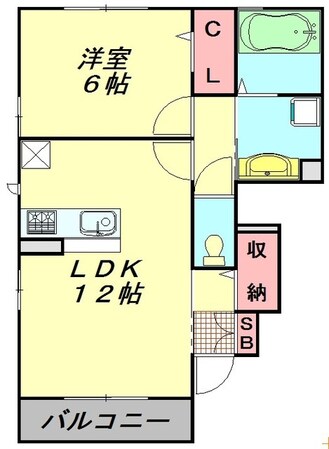 シェルフルールの物件間取画像